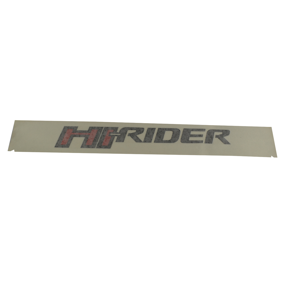 Genuine Ford 'Hi-Rider' Name Plate Metallic Black for Ranger PX