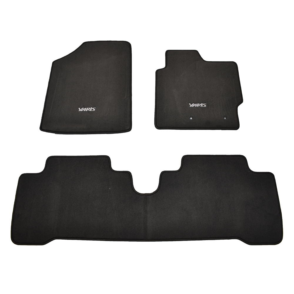 TOYOTA GENUINE YARIS HATCH FLOOR MAT SET 2008 2011 eBay
