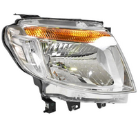Ford Headlight Right Hand Drivers Side Chrome For Ranger PX 2011-06/2015