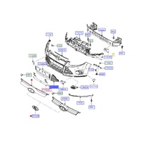 Ford Focus Lw 2011-2015 Front Grille Bumper RH Side 