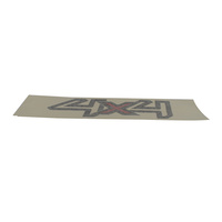 Ford '4X4' Side Tub Sticker Decal Silver for Ranger PX