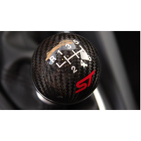 Ford Gear Knob ST Carbon Fiber Finish for Fiesta ST Focus 2019-2023