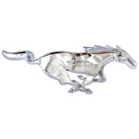 Ford Front Radiator Grille Pony Emblem Bright Chrome For Mustang 2014-2024