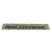 Ford 'Wildtrak' Decal, Name Plate Metallic Grey for Ranger PX