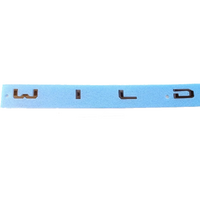 Ford Bonnet Wildtrak Wording Badge Black for Everest UB & Ranger PY 04/2022-Onwards