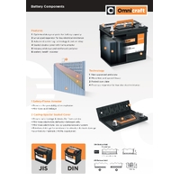 Omnicraft Premium Yellow Top D51RT1 AGM Battery 450CCA Deep Cycle