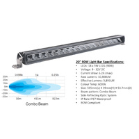 Ford LED Light Bar 20" 90W for Everest & Ranger Next-GEN 2022 - Onwards