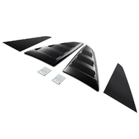 Ford Rear Quarter Window Gloss Black Louvers Set of 2 for Mustang 2024-Onwards