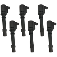 Ford Falcon BA & Territory Petrol Spark Plugs & Ignition Coils Kit (x6)