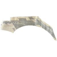 Ford Quarter Panel Raptor Sticker Decal Kit Left & Right for Ranger PY 2022-Onwards