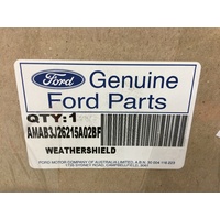 Ford PX Ranger Tinted Slimline Weathershields Front & Rear 2011 - 2022