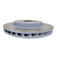 Ford LH FPV FG Premium Brake 4 Piston Rear Cross Drilled Disc Rotors
