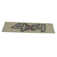 Ford '4X4' Side Tub Sticker Decal Silver for Ranger PX