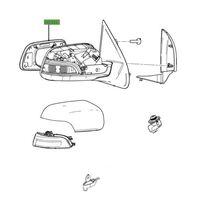 Ford RH Exterior Rear View Mirror Assembly For Territory SX SY SY2 SZ