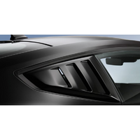 Ford Rear Quarter Window Gloss Black Louvers Set of 2 for Mustang 2024-Onwards
