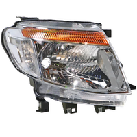 Ford Headlight Right Hand Drivers Side Chrome For Ranger PX 2011-06/2015