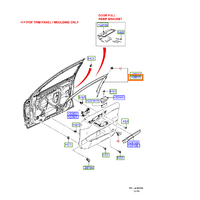 Ford Window Frame Door Channel LH Side For Falcon FG FG MKII FGX