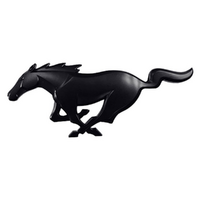 Ford Front Grille Black Pony Badge for Mustang 2015-2023