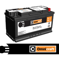 Omnicraft Premium DIN110LH AGM Car Battery 1100CCA for Audi BMW Porsche