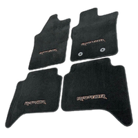 Ford Next-Gen Ranger Raptor Premium Carpet Mat Set Front & Rear