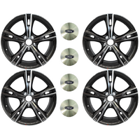 Ford Falcon FPV Alloy Wheels Rims (Graphite Insert) & Caps Front & Rear 19X8 19X9 AU BA BF FG FGX XR8