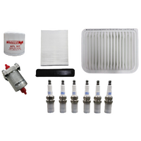 Ford Falcon FG-FGX Gas Service Kit- Oil, Air, Fuel, Cabin Filters & Spark Plugs