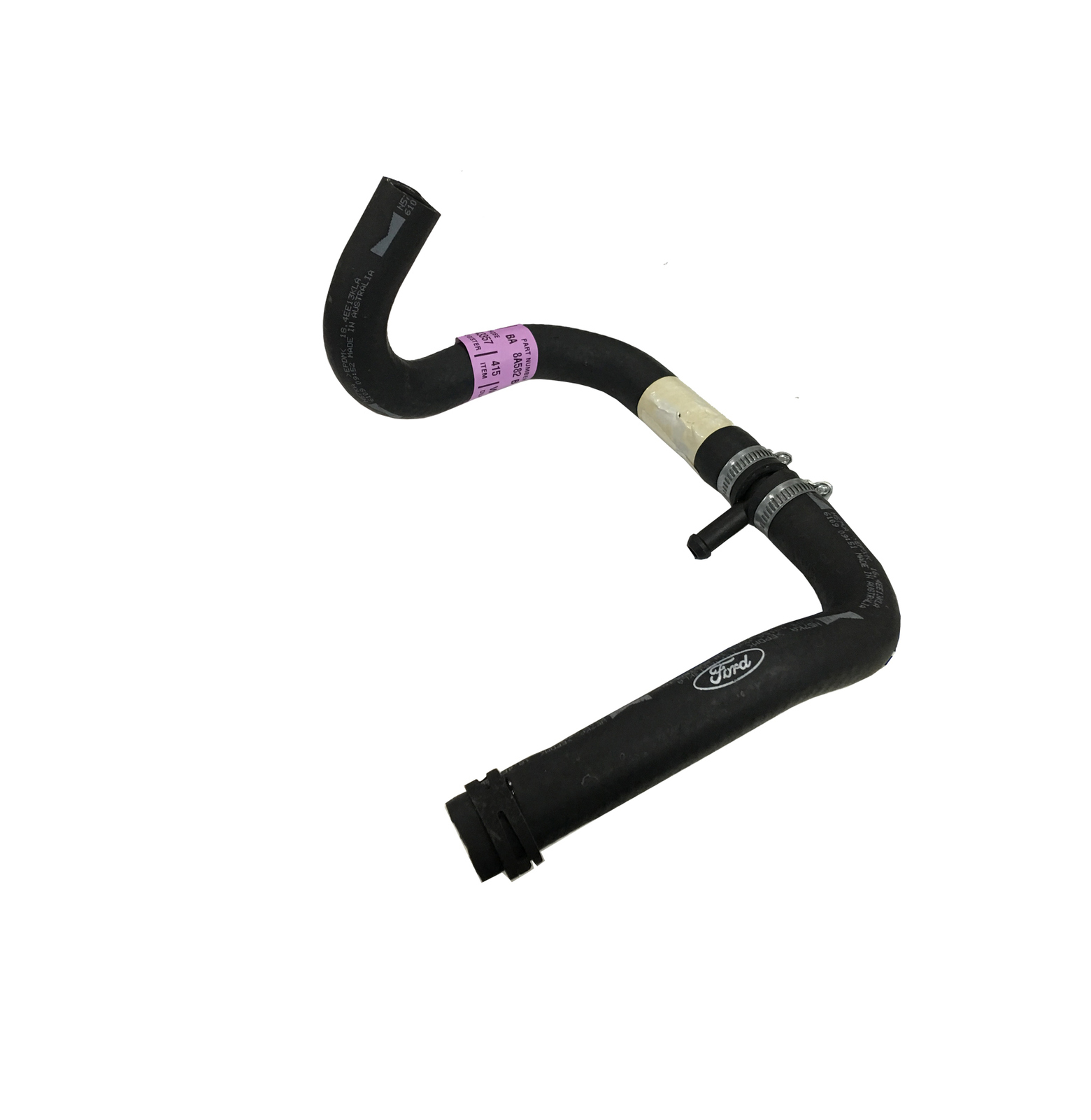 Genuine Ford Falcon Ba Bf 4.0 Heater Bypass Hose W/ Tee Piece 6 Cyl