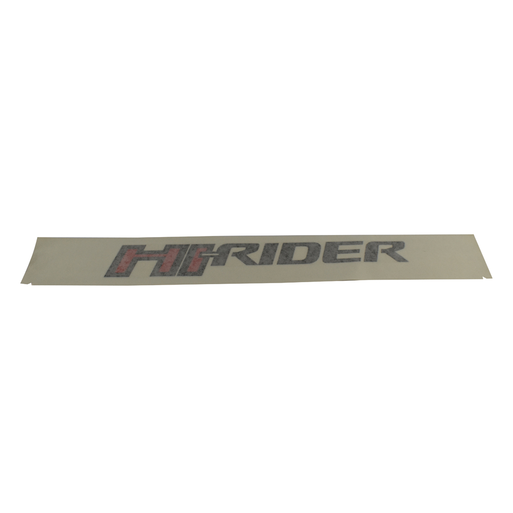 Genuine Ford 'Hi-Rider' Name Plate Metallic Black for Ranger PX