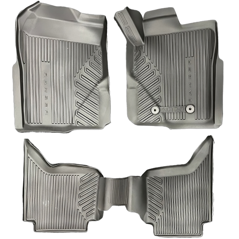 Ford Ranger Py Accessories Genuine Ford All-Weather Floor Mat Set Ranger Double Cab XL 2022-On