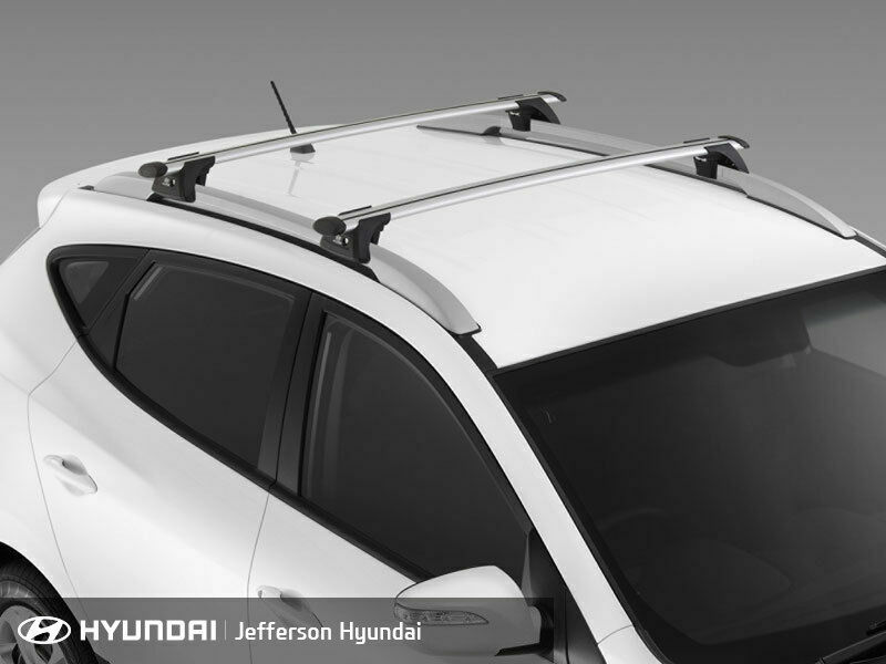 Hyundai IX35 Genuine Whispbar Quiet Roof Racks Cross Bar Set New eBay