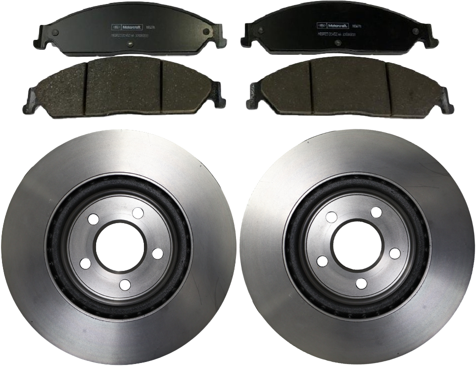 Genuine Ford Front Brake Pads & Disc Rotors Kit BA - FG Falcon SX - SZ