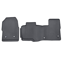 Automatic Dual Passenger Seat Front Mats All Weather Floor image