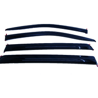 Ford Next-Gen Ranger Tinted Weathershields Kit Front & Rear MY2022 - Current image
