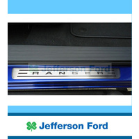 Ford Px Ranger Logo S/S Front Scuff Plates D/C&C/C image