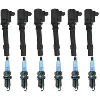 Ford Falcon BA & Territory Petrol Spark Plugs & Ignition Coils Kit (x6) image