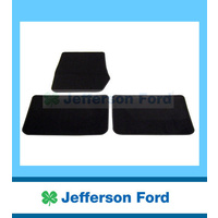 Ford Erritory Sz +  Ebony Black Carpet Mat Set Of 3 image