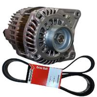 Ford Falcon BF FG & Territory SY 4.0L 6cyl Alternator & Drive Belt image
