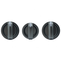 Ford PK Ranger Aircon A/C Heater Fan Temperature Control Knob Set Of 3
