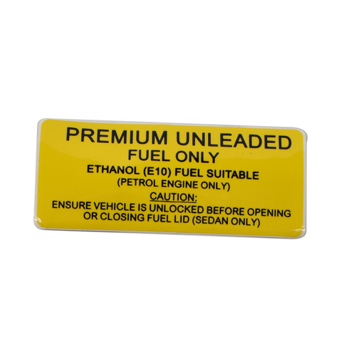 Ford Fuel Filler Door Decal  Falcon AU-DU FGX 