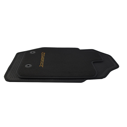 Ford Ranger PX Front Carpet Floor Mat Set Wildtrak Logo
