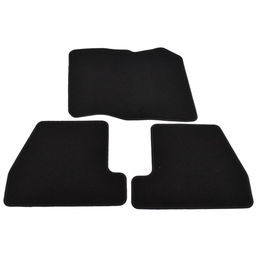 Ford Lw Lwii Lz Focus Black Carpet Mats - Set Of 3 