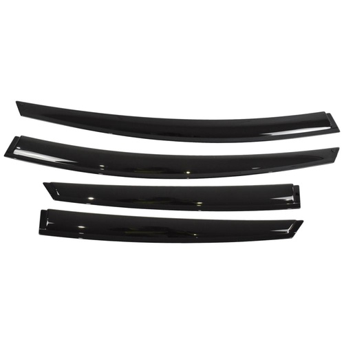 Ford Lw Lz Focus Slimline Weathershields Tinted Set Of 4