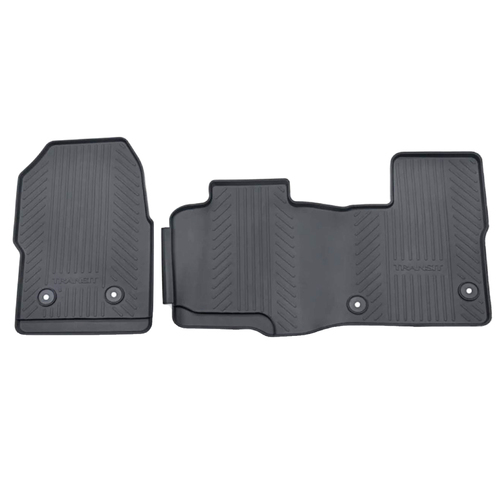 Automatic Dual Passenger Seat Front Mats All Weather Floor