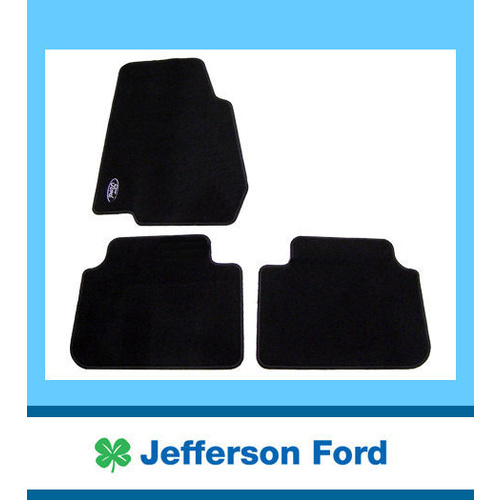 Ford  FG Falcon Black Carpet Mat Set Set Of 3 From MAy 12 - Br2Jf13002Aa