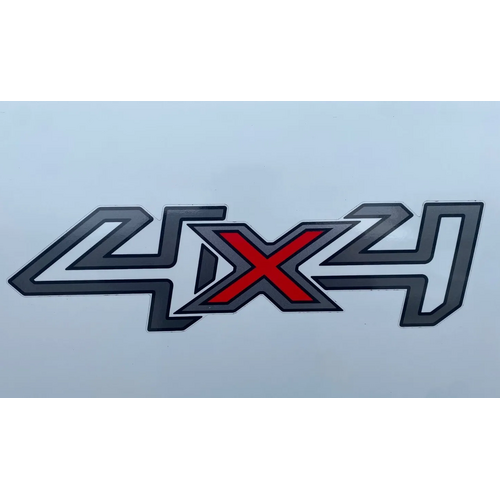 Ford Tub 4x4 Decal Sticker Right or Left Hand Black for Ranger PX 06/2015-07/2018
