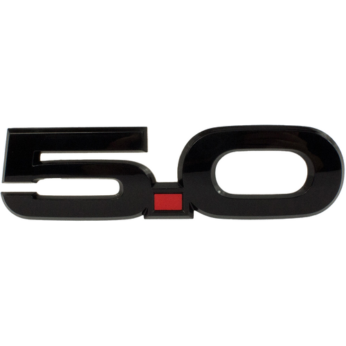 Ford Mustang 5.0 LH Side Guard Badge 2015 - 2023