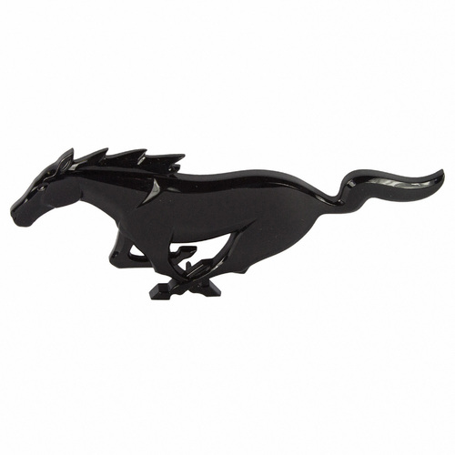 Ford Mustang Emblem Logo Grille Badge Black 