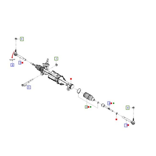 Ford Everest UA TEC, Ranger PX Rack and Pinion steering