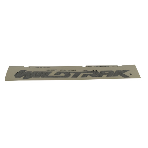 Ford 'Wildtrak' Decal, Name Plate Metallic Grey for Ranger PX