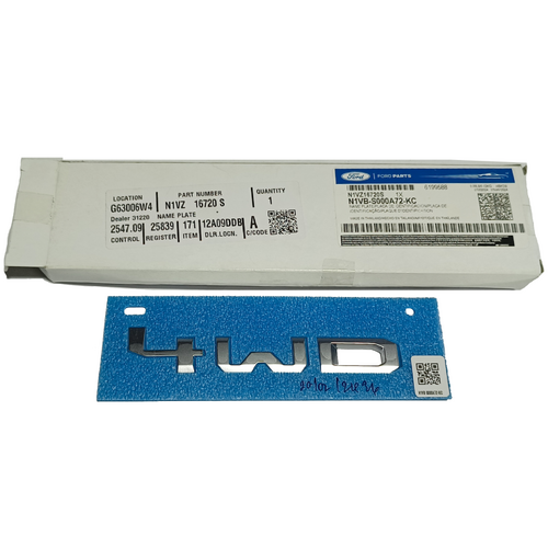 Ford Rear 4WD Badge Everest Next GEN Platinum Series